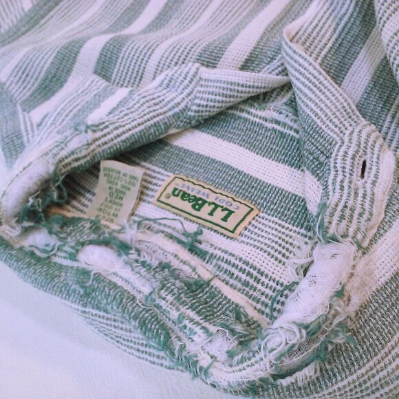 Lot of 2 Tops Vintage 80s L.L. Bean Coolweave Shirts Lady-M/L Cotton Pockets - Picture 9 of 10